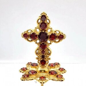 Хрест на митру священика латунний у позолоті - 2.7.1430лп