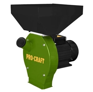 Зернодробарка кормоподрібнювач побутовий Procraft PCM3000 потужність 2500 Вт, частота 50 Гц