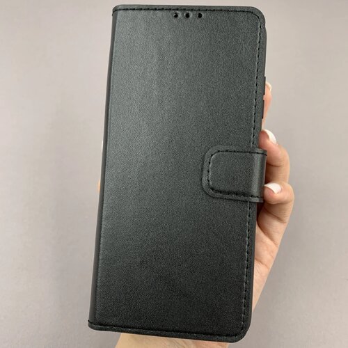 Чохол-книга для Samsung Galaxy A03s чохол книжка з хлястиком захистом камери на самсунг а03с чорна b6r
