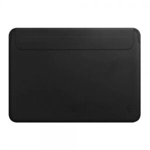 Чохол конверт для MacBook Pro 13.3 / Air 13 2018 шкіряний чохол папка на макбук про чорний