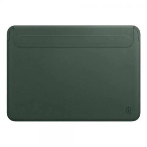 Чохол конверт для MacBook Pro 13.3 / Air 13 2018 шкіряний чохол папка на макбук про зелений