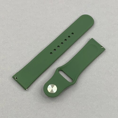 Ремінець 22 мм для Samsung Gear S3 силіконовий ремінець для смарт годинник самсунг геар с3 зелений wtc