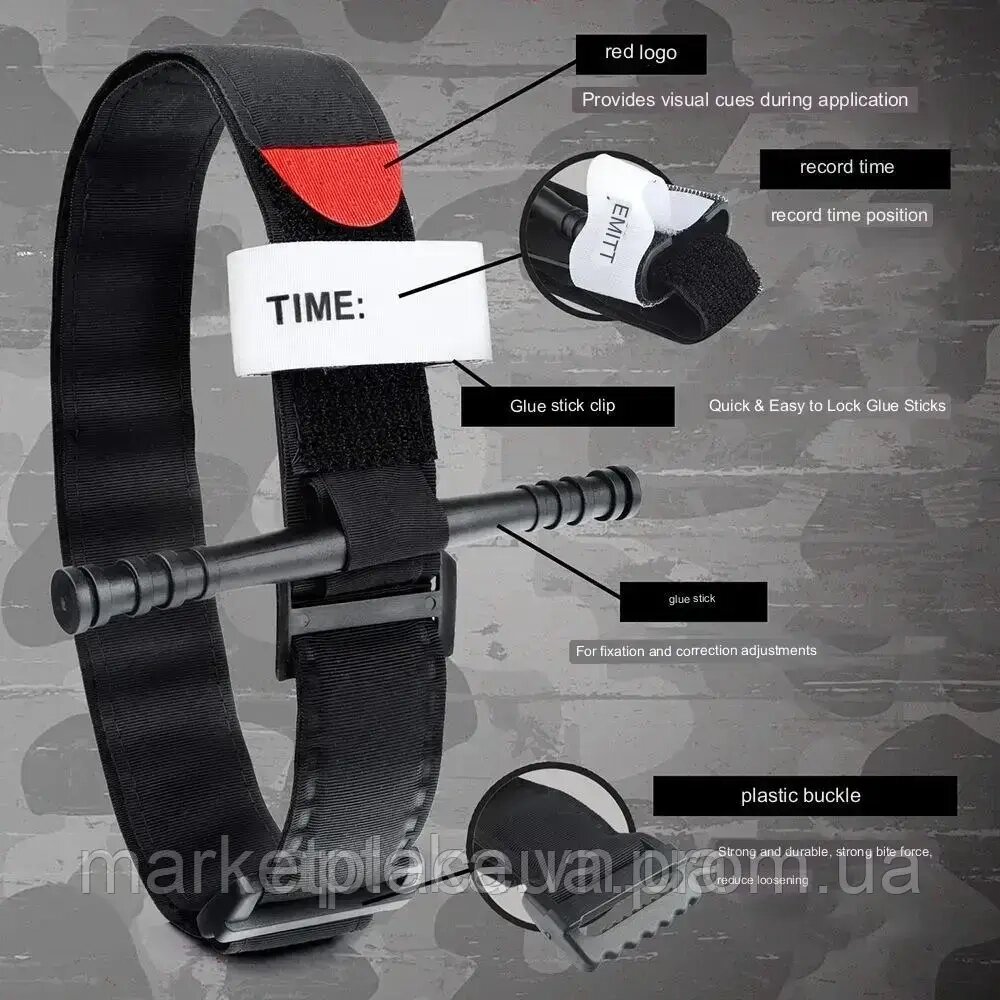 Джгут-Турнікет Combat Application Turnikcet 75см Джгут-Турнікет від компанії Online Apteka - фото 1