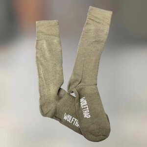 Термошкарпетки армійські, високі, утеплені Wolftrap, розмір 40-44, колір Хакі, теплі шкарпетки для військових