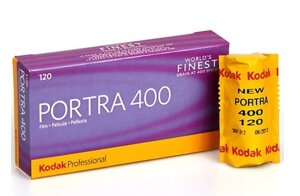 Кольорова негативна фотоплівка Kodak Portra 400 (2 рулони в упаковці)