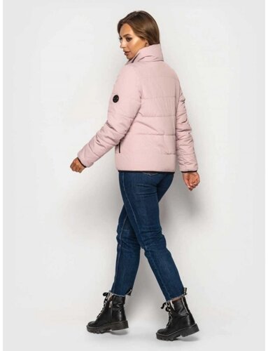 Куртка 36 рожева демісезонна жіноча