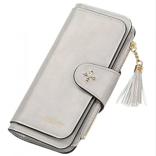 Клатч портмоне гаманець Baellerry N2341, гаманець жіночий маленький шкірозамінник. Колір: сірий