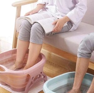 Складна ванночка масажер для ніг для педикюру і релаксу