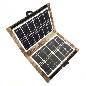 Сонячна панель трансформер CcLamp CL-670 7Вт зарядка від сонця Solar Panel