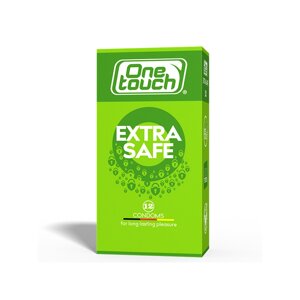 Презервативи One Touch Extra Safe у силіконовій змазці з накопичувачем (12шт.)