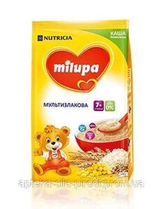 Безмолочна каша Milupa Милупа мультизлакова для дітей з 7 місяців, 170 г