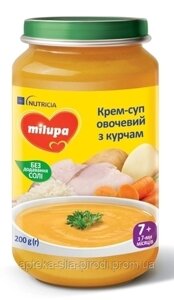 М'ясо-овочевий суп-пюре Milupa (Милупа) Суп з куркою 200г