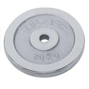 Диски (диски) хромовані d — 30 мм Zelart TA-7786-10 10кг