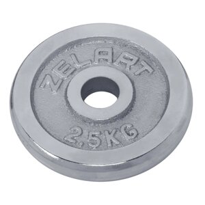 Диски (диски) хромовані d — 30 мм Zelart TA-7786-2_5 2,5 кг