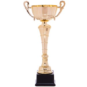 Кубок спортивний із ручками Zelart FEAST C-2060A висота 37 см золото