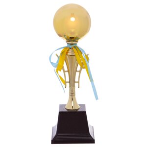 Кубок спортивний Zelart BALL C-303 висота 33 см золото