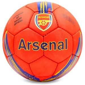 М'яч футбольний №5 Гриппи 5сл. ARSENAL FB-6718 (5, 5 сл., зшитий вручну)