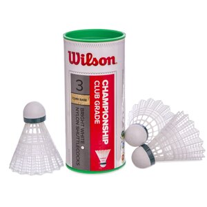 Волани для бадмінтону wilson championship WRT6040 3шт білий