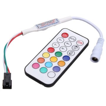 Контролер PROLUM SPI RGB (21 кнопка; RF; 6A; 3PIN;) від компанії ПРОЖЕКТОР-УА - фото 1