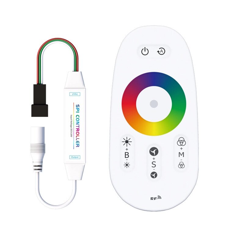 Контролер PROLUM SPI RGB (Touch; RF; 6A; 3PIN;) від компанії ПРОЖЕКТОР-УА - фото 1