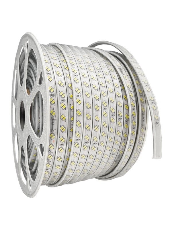 Світлодіодна LED стрічка PROLUM 220V; 5730\120; IP67; Series "S", Білий (5500-6000К) від компанії ПРОЖЕКТОР-УА - фото 1