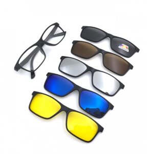 Окуляри сонцезахисні антиблікові Magic Vision 5в1 | Універсальні сонцезахисні окуляри