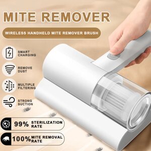 Ручний пилосос для матраців MITE REMOVER | Бездротовий пилосос | УФ-пилосос для видалення кліщів