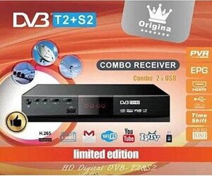 Тюнер TS/S2 ORIGINAL 9902 DVB T2 12 V (метал) ТВ тюнер | Цифрова приставка для телевізора