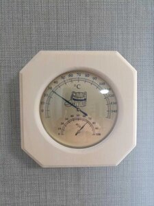 Термогігрометр для лазні та сауни Склоприлад ТГС-3 "Світлий"температура 0-140 градусів, вологість 0-100%