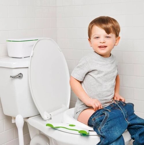 Горщик-Туалет для Вашого малюка Переносний Дорожній OXO Tot 2-in-1 Go Potty for Travel | Накладка на Унітаз