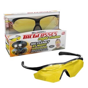 Антивідблискові окуляри для нічного водіння TacGlasses ⁇ Нічні окуляри для водіїв ⁇ Водійські окуляри антивідблиск