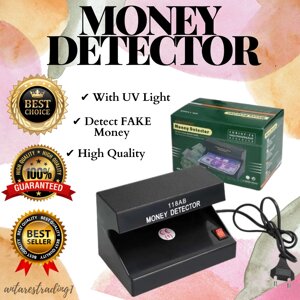 Детектор для грошей Money Detector AD-118AB | Ультрафіолетовий автоматичний детектор валют