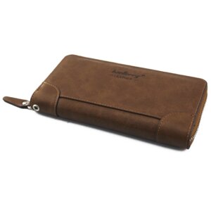 Чоловічий гаманець Baellerry leather brown | Клатч для чоловіків | Портмоне для купюр