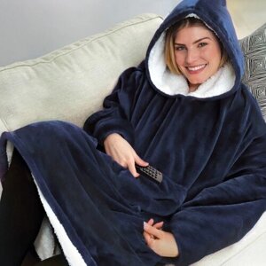 Толстовка - плед з капюшоном huggle hoodie - blanket