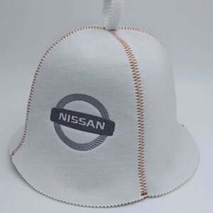 Лазнева шапка Luxyart "Nissan", штучний фетр, білий (LA-910)