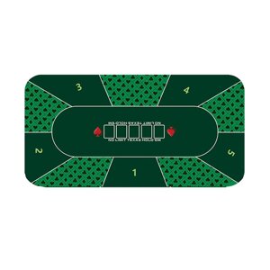 Килимок для покеру 60*120 см з мастями зелений (NR0150_4)