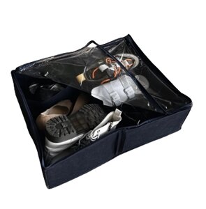 Органайзер-коробка для взуття на 6 пар до 40 розміру ORGANIZE (джинс)