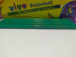 Олівець простий графітний з гумкою "Vivo"