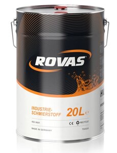 Rovas HVLP 46 Мінеральне гідравлічне масло HVLP (20 літрів)