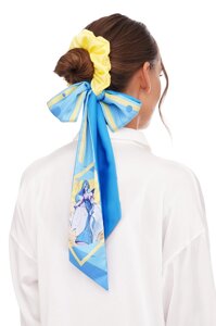 Стрічка Твіллі + гумка "Українська мавка", шарфик-краватка, шарф-стрічка My Scarf, колекція Україна