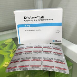 Дріптан 5 мг, 60 пігулок. Виробництво: Франція. Driptane 5mg comprimate