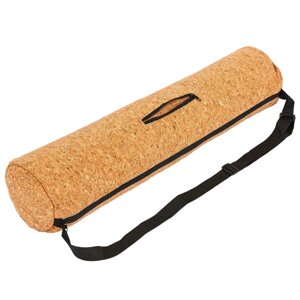 Чохол для йога килимка Yoga bag Корковий Zelart FI-6973 (розмір 13смх65см, коркове дерево, поліестер,