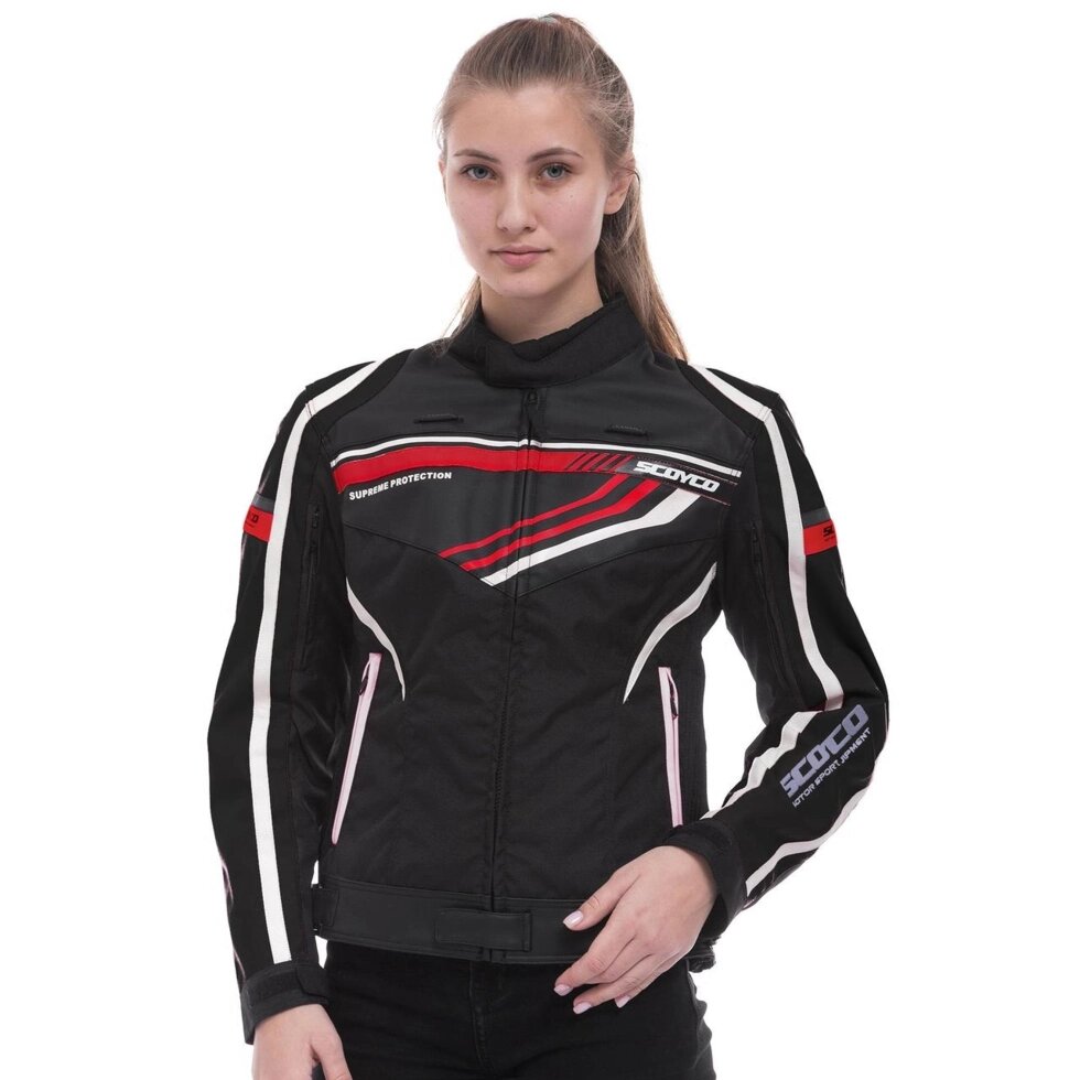 Мотокуртка с защитой женская SCOYCO JK37W M-XL цвета в ассортименте ##от компании## Спортивный интернет - магазин "One Sport" - ##фото## 1
