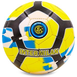 М'яч футбольний №5 Гриппи 5сл. INTER MILAN FB-6681 (5, 5 сл., зшитий вручну)