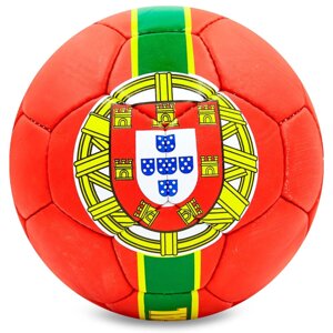 М'яч футбольний №5 Гриппи 5сл. PORTUGAL FB-6723 (5, 5 сл., зшитий вручну)
