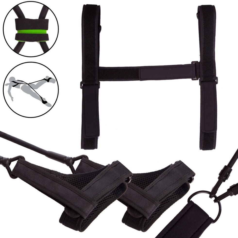 Толчковый тренажер для плавания Zelart KICK TRAINER MEDIUM PL-3007 сопротивление среднее черный ##от компании## Спортивный интернет - магазин "One Sport" - ##фото## 1