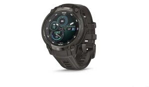 Смарт-годинник Garmin Instinct Crossover AMOLED кольору деревного вугілля