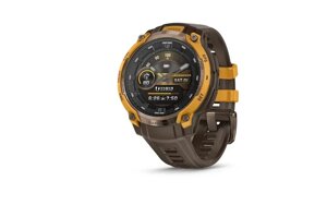 Смарт-годинник Garmin Instinct Crossover AMOLED кольору бронза/сонячний промінь