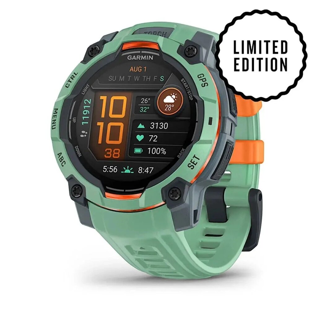 Смарт-годинник Garmin Instinct 3 (45 мм) AMOLED кольору неотропік від компанії Garmin - фото 1