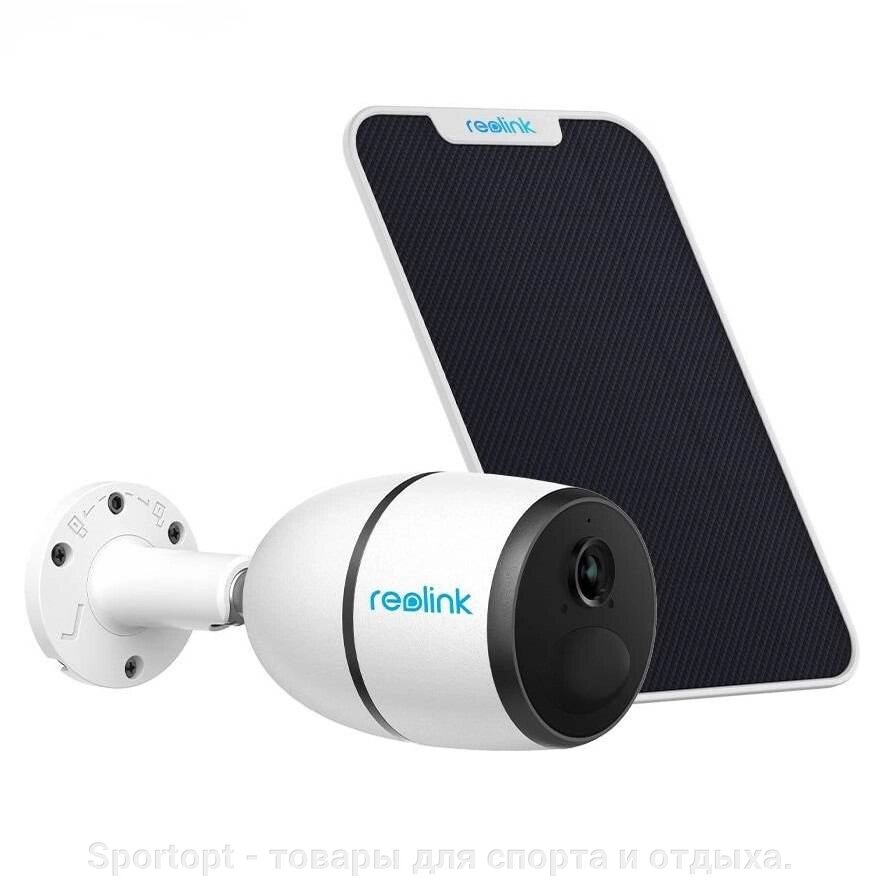 4G камера Reolink Go Plus 4MP (3G, LTE, 7800 mAh) + сонячна панель (1061) від компанії Sportopt - товари для спорту і відпочинку. - фото 1